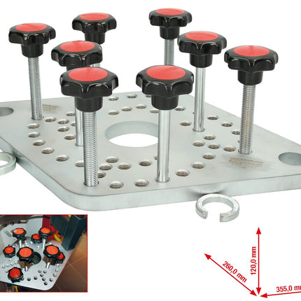 KS TOOLS Adapterplatte für Druckluft-Stand-Federspanner ( 500.8801 ) - Toolbrothers