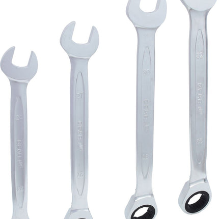 KS TOOLS GEARplus Ratschenringmaulschlüssel-Satz, umschaltbar, 4-tlg ( 503.4601 ) - Toolbrothers