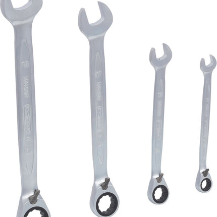KS TOOLS GEARplus Ratschenringmaulschlüssel-Satz, umschaltbar, 4-tlg ( 503.4604 ) - Toolbrothers