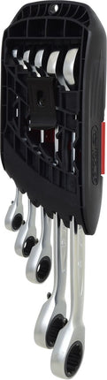 KS TOOLS DUO GEAR Ringmaulschlüssel-Satz,Maul-Ratschenfunktion,5-tlg, umschaltbar ( 503.5905 ) - Toolbrothers