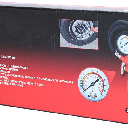 KS TOOLS Druckluft-Reifenfüllmesser, 0-12bar ( 515.1950 ) - Toolbrothers