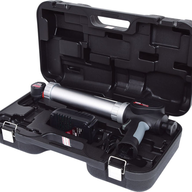 KS TOOLS Akku-Kartuschen-Pistole 400 ml mit 1 Akku und 1 Ladegerät ( 515.3575 ) - Toolbrothers