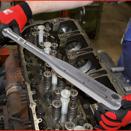 KS TOOLS 1 ALUTORQUEprecision Drehmomentschluessel 750 2000Nm Rechtsanzug Einzelvierkant 516 5053  3 - toolbrothers