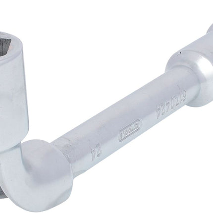 KS TOOLS ULTIMATEplus Doppel-Steckschlüssel mit Bohrung, 24mm ( 517.0424 ) - Toolbrothers