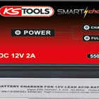 KS TOOLS 12V SMARTcharger Hochfrequenz-Batterieladegerät 2A ( 550.1730 ) - Toolbrothers