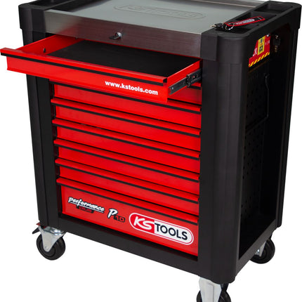 KS TOOLS Performanceplus Werkstattwagen-Satz P10 mit 397 Werkzeugen für 7 Schubladen ( 810.7397 ) - Toolbrothers