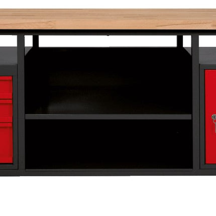KS TOOLS XXL-Werkbank mit 3 Schubladen und 1 Tür ( 865.0201 ) - Toolbrothers