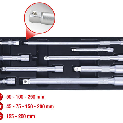 KS TOOLS Kipp-Verlängerungs-Satz, 9-tlg ( 911.0009 ) - Toolbrothers