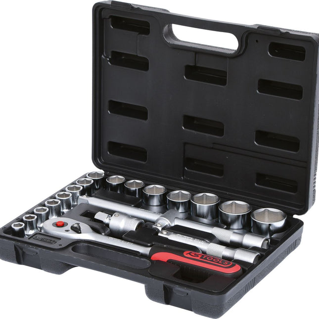 KS TOOLS 1/2" Steckschlüssel-Satz, 20-tlg ( 911.0620 ) - Toolbrothers