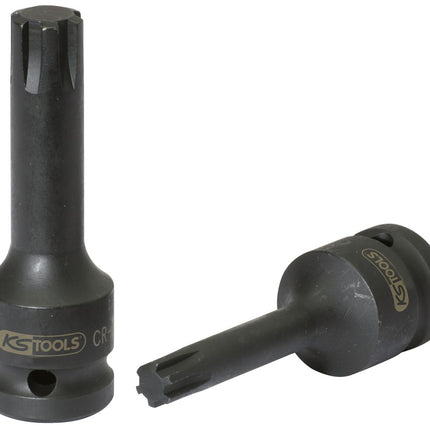 KS TOOLS 1/2" Kraft-Bit-Stecknuss für RIBE-Schrauben, M6 ( 911.0936 ) - Toolbrothers