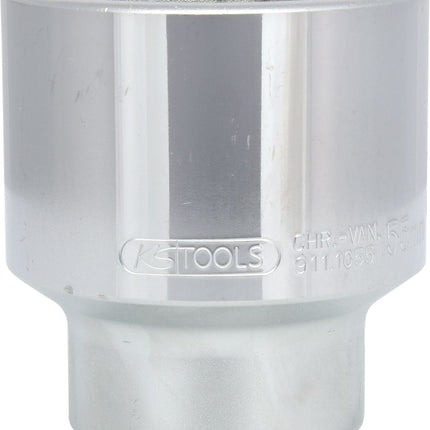 KS TOOLS 1" Sechskant-Stecknuss, kurz, 55mm ( 911.1055 ) - Toolbrothers