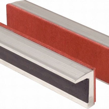 KS TOOLS Alu-Schraubstock-Schonbacken,Gummibesatz,140mm ( 914.0092 ) - Toolbrothers