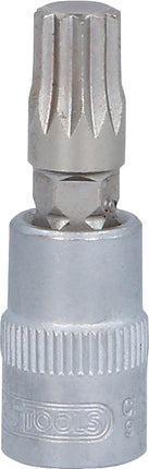 KS TOOLS 1/4' Llave de vaso con punta para tornillos multilaterales (XZN), M8 ( 917.1545 )