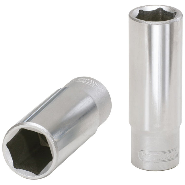 KS TOOLS 3/8" Sechskant-Stecknuss, lang, 22mm ( 917.3842 ) - Toolbrothers
