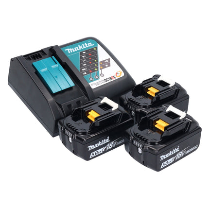 Trapano avvitatore a batteria Makita DDF 486 RT3J 18 V 130 Nm brushless + 3x batteria ricaricabile 5,0 Ah + caricabatterie + Makpac