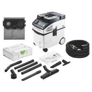 Festool CLEANTEC CT 25 E Absaugmobil 1200 W 25 l ( 577498 ) + RS-ST D 27/36-Plus Reinigungsset ( 577257 ) + LL-FIS-CT25 Longlife Filtersack ( 577485 )