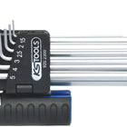 KS TOOLS 3 in 1 Innen6kant-Winkelstiftschlüssel-Satz,10-tlg XL ( 920.2300 ) - Toolbrothers