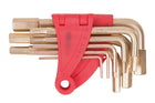 KS TOOLS Juego de destornilladores acodados BRONZEplus para tornillos con encastre hexagonal 8 pzs  ( 963.1512 )