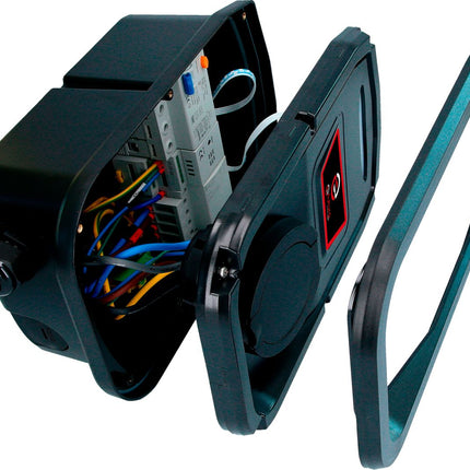 KS TOOLS efuturo Wallbox mit Typ 2 Steckdose, 3 Phasen, bis zu 22 kW, 32 A, 400 V, Mode 3, ohne RFID Zugangskontrolle, ohne Stromzähler ( 117.7524 ) - Toolbrothers