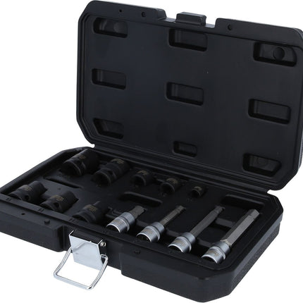KS TOOLS Bremssattelverschraubung-Spezialstecknuss-Satz, 12-tlg ( 150.2400 ) - Toolbrothers