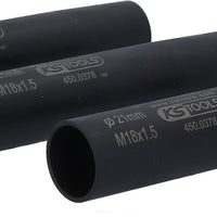 KS TOOLS Radbolzen-Zentrier- und Schonhülsen-Satz, M18x1,5, Ø21,0 mm ( 450.0372 ) - Toolbrothers