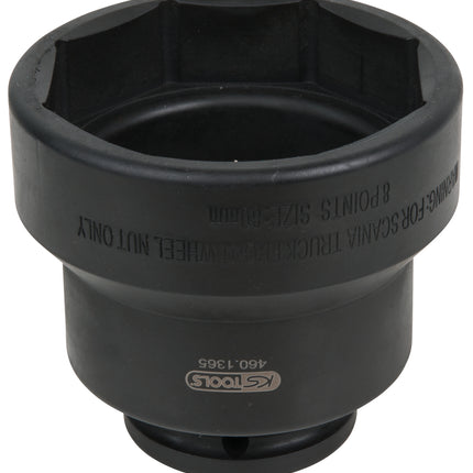 KS TOOLS 3/4" Achsmuttern-Schlüssel, 8-kant, für Scania, 80 mm ( 460.1365 ) - Toolbrothers