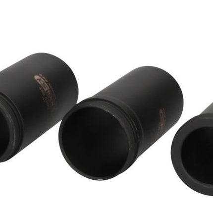 KS TOOLS Nutmuttern-Schlüssel-Satz mit 4 Führungsrohren für Mercedes, Ø 75 mm , 5-tlg ( 460.5385 ) - Toolbrothers