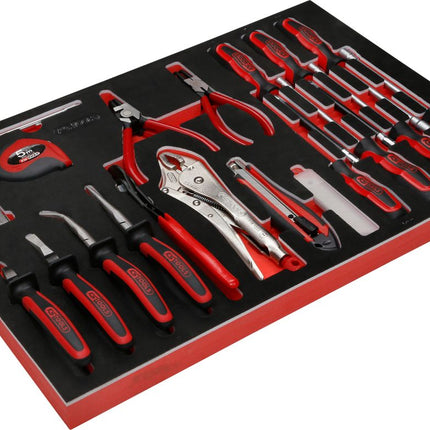 KS TOOLS Schraubendreher- / und Zangen-Satz in Schaumstoffeinlage, 32-tlg ( 811.1032 ) - Toolbrothers