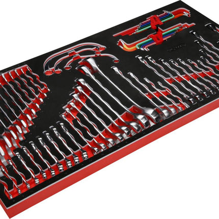 KS TOOLS Juego de llaves fijas en inserto de gomaespuma, 68 pzs ( 813.0068 )