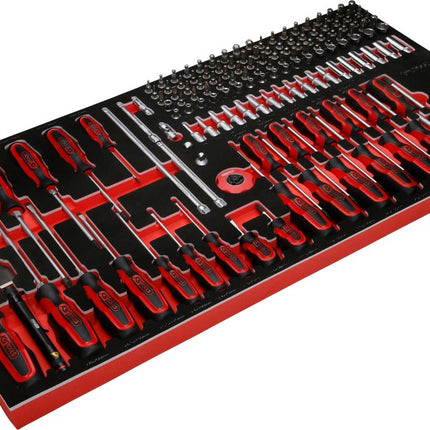 KS TOOLS 1/4'' Steckschlüssel- / und Schraubendreher-Satz in Schaumstoffeinlage, 146-tlg ( 813.0146 ) - Toolbrothers