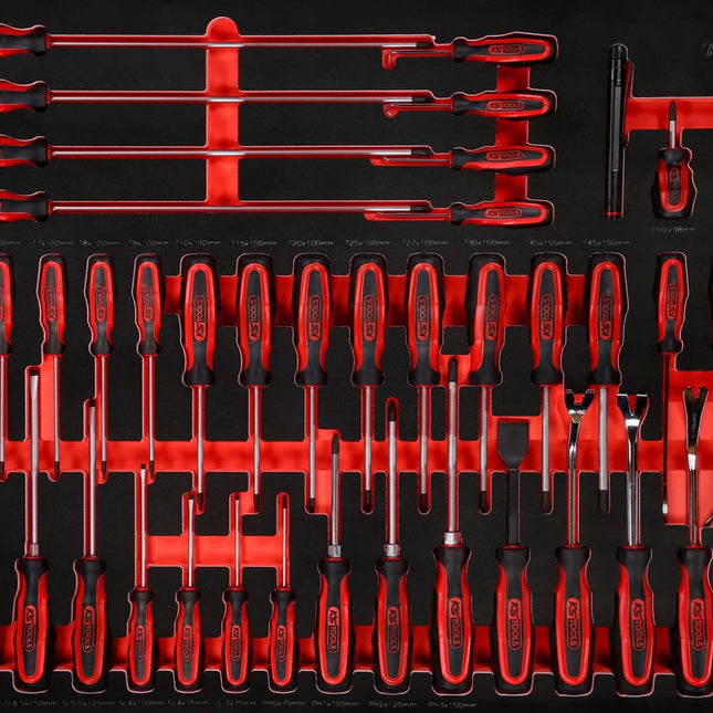 KS TOOLS Schraubendreher-Satz in Schaumstoffeinlage, 46-tlg ( 821.0046 )