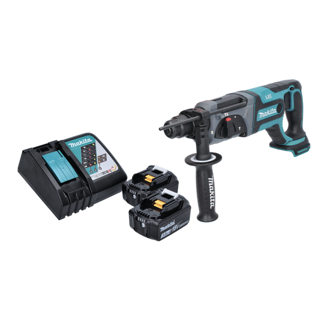 Makita DHR 241 RF Akku Bohrhammer 18 V 2,0 J SDS plus + 2x Akku 3,0 Ah + Ladegerät - Toolbrothers