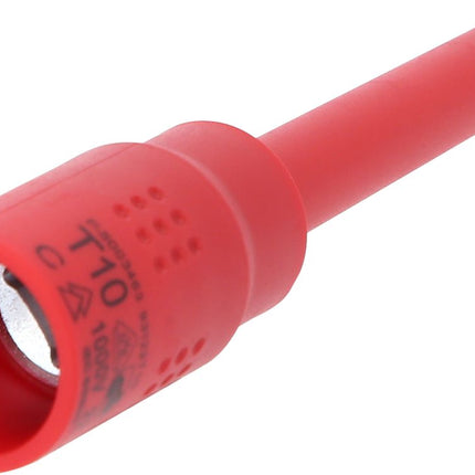 KS TOOLS 3/8" Isolierte Bit-Stecknuss Torx, T10, 122mm ( 118.3820 )