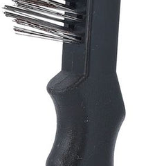 KS TOOLS Stahldraht-Bremssattel-Drahtbürste 2-reihig, gerade ( 201.2335 ) - Toolbrothers