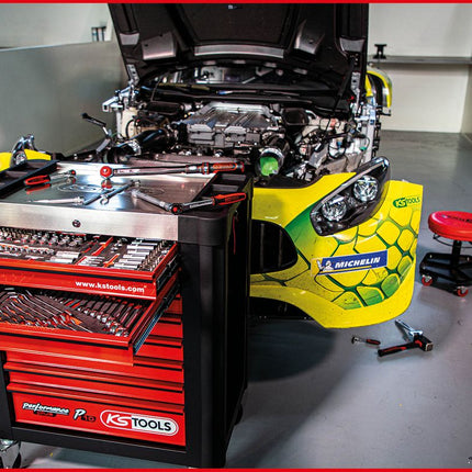 KS TOOLS Performanceplus Werkstattwagen-Satz P10 mit 279 Werkzeugen für 5 Schubladen ( 810.5279 )