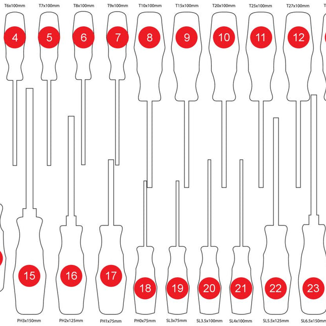 KS TOOLS Insert en mousse vide pour 811.0024 ( 811.0024-97 )