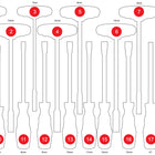 KS TOOLS Insert en mousse vide pour 811.2018 ( 811.2018-97 )