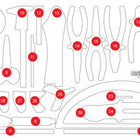 KS TOOLS Leere Schaumstoffeinlage zu 813.0030 ( 813.0030-97 ) - Toolbrothers
