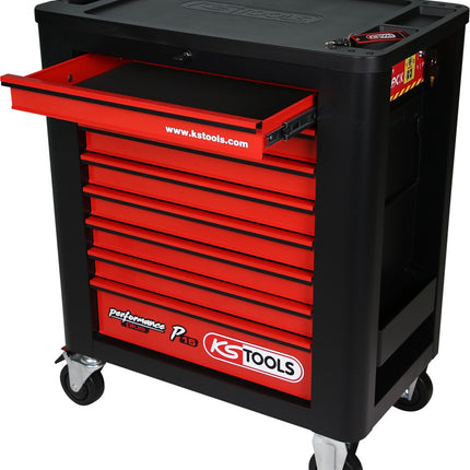 KS TOOLS Dotación de carro de taller Performanceplus P15 con 284 herramientas para 6 cajones ( 815.6284 )