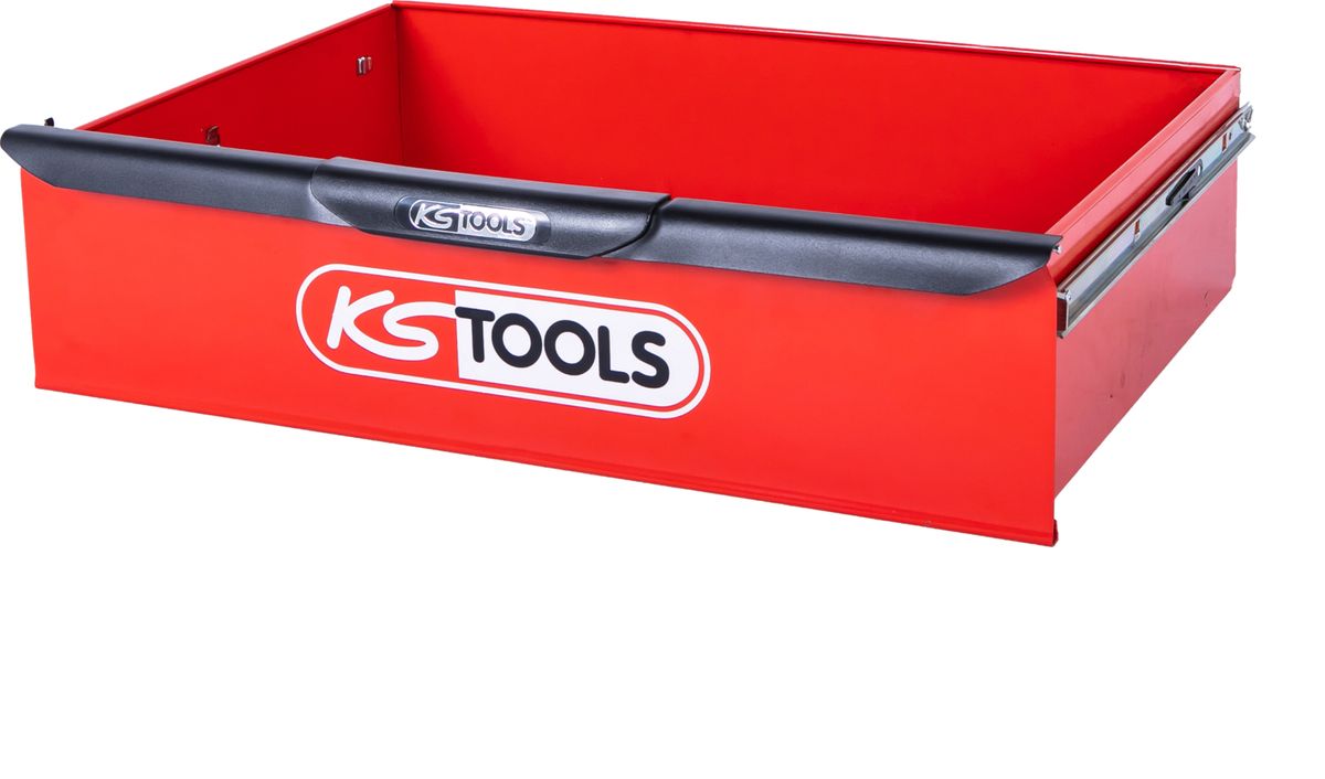 KS TOOLS Cajón con logotipo, con extracción completa, Al.=75 mm, An.=568 mm x Prof.=398 mm ( 826.0007-R011P )