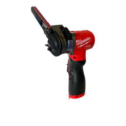 Lima de banda de batería Milwaukee M12 FBFL10-301 12 V 10 x 330 mm + 1x batería 3,0 Ah + cargador