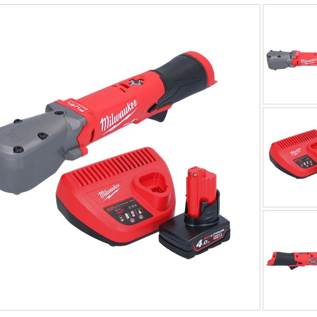 Milwaukee M12 FRAIWF38-401 akumulatorowy klucz udarowy 12 V 3/4" 270 Nm bezszczotkowy + 1x akumulator 4,0 Ah + ładowarka
