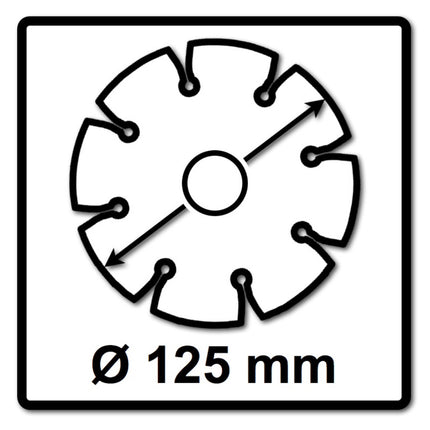 Bosch Standard for Universal diamond cutting disc 125 x 22.23 mm 5 pcs. ( 5x 2608615059 ) for concrete, steel-concrete, brick, lime and sandstone