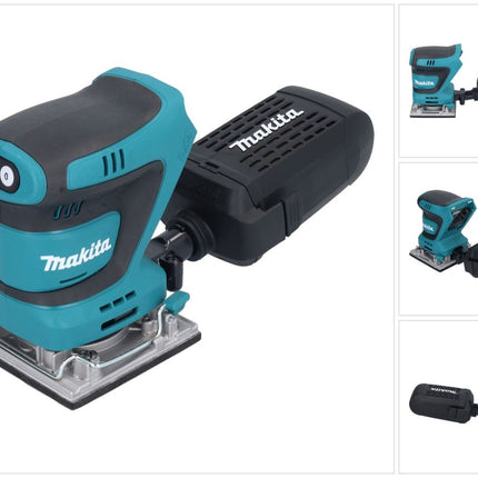 Makita DBO 484 Z 18 V 112 x 102 mm Levigatrice vibrante a batteria Solo - senza batteria, senza caricabatterie