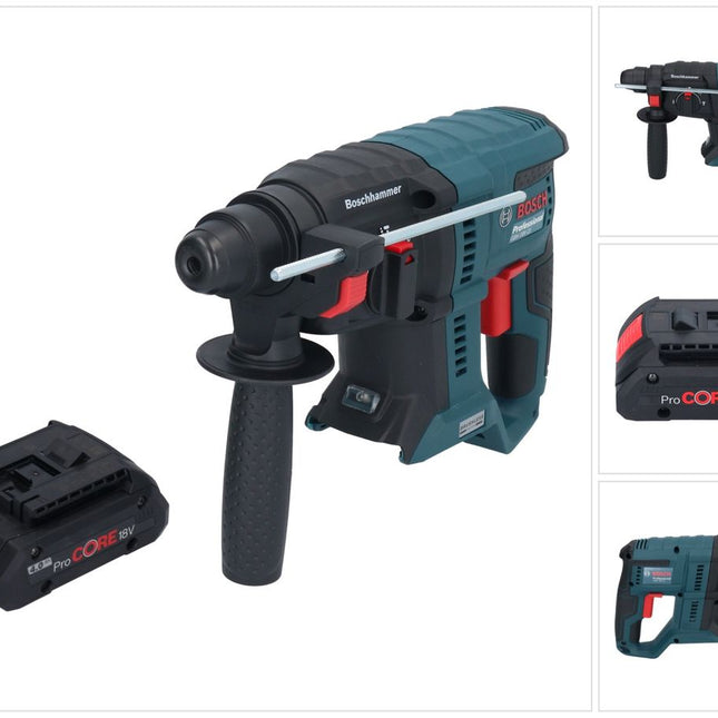 Bosch GBH 18V-21 Professional Marteau perforateur sans fil 18 V 2,0 J SDS plus Brushless + 1x batterie ProCORE 4,0 Ah - sans chargeur