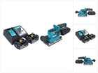 Makita DBO 382 RF cordless orbital sander 18 V 93 x 185 mm brushless + 2x rechargeable battery 3.0 Ah + charger