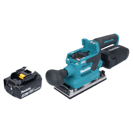 Makita DBO 382 M1 cordless orbital sander 18 V 93 x 185 mm brushless + 1x rechargeable battery 4.0 Ah - without charger