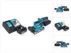 Makita DBO 382 RM1 cordless orbital sander 18 V 93 x 185 mm brushless + 1x rechargeable battery 4.0 Ah + charger