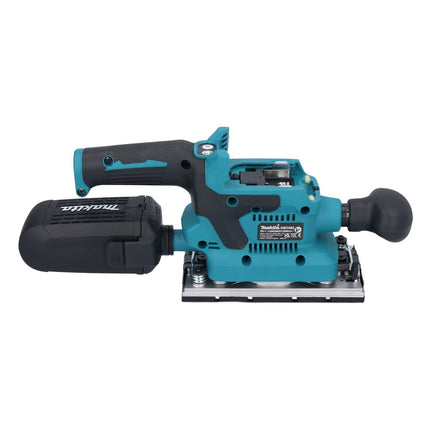 Makita DBO 382 RG1 cordless orbital sander 18 V 93 x 185 mm brushless + 1x rechargeable battery 6.0 Ah + charger