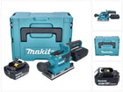 Makita DBO 382 F1J cordless orbital sander 18 V 93 x 185 mm brushless + 1x rechargeable battery 3.0 Ah + Makpac - without charger